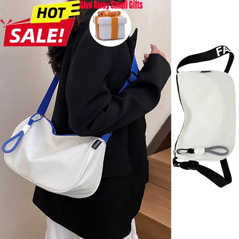 Modische Damen-Umhängetasche 2026 – Koreanische Version der trendigen Dumpling-Tasche für Damen, lässige Nylon-Splashing-Dumpling-Taschen für den Alltag Schnelle Lieferung 4-6 Tag Ankunft