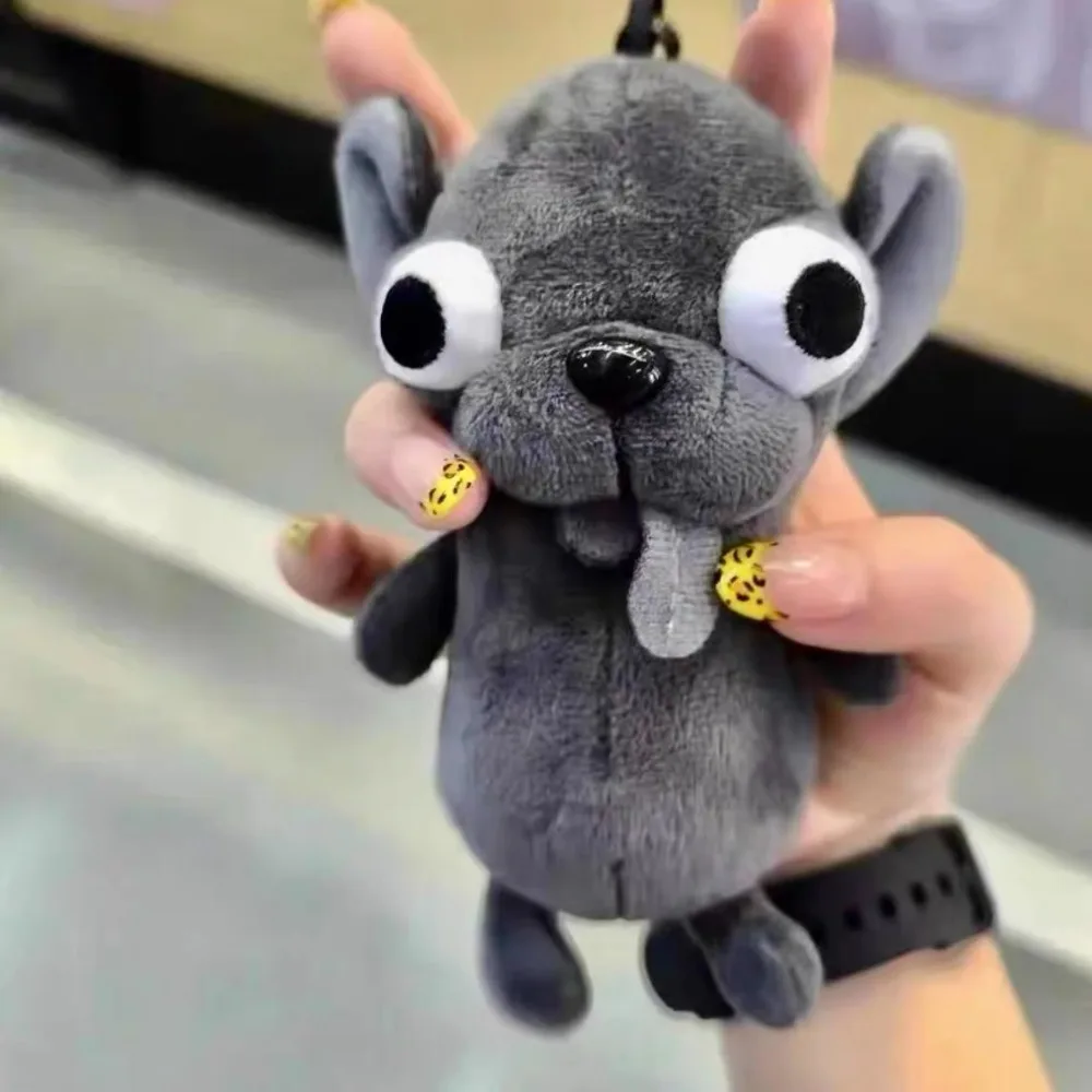Viral IG Funny Ugly Cute Chihuahua Plush Keychain, Weird Stuffed Doll Bag Pendant Gift
