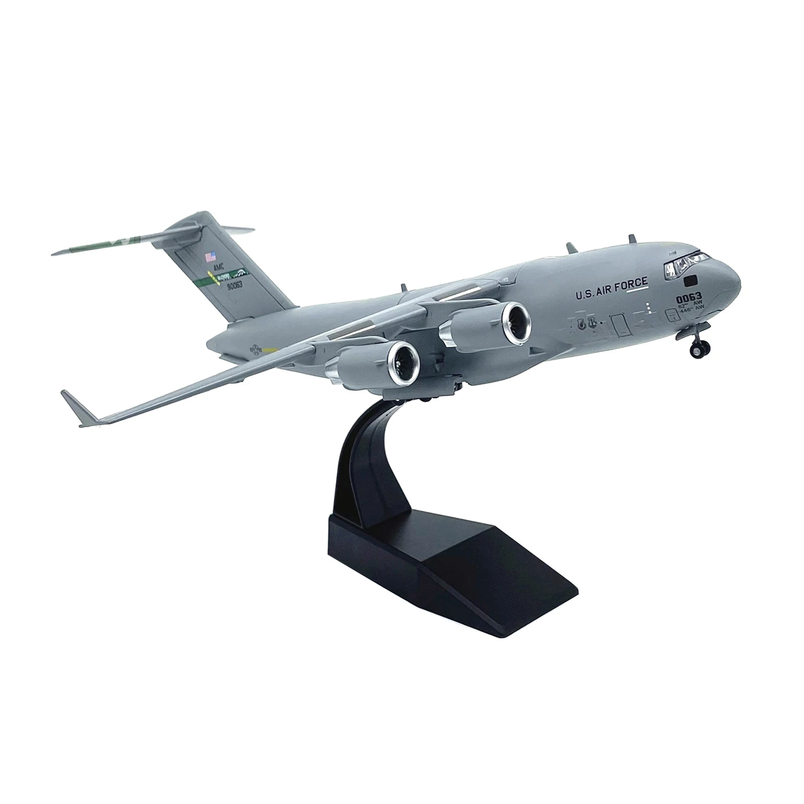 27cm Diecast Alloy 1/200 Scale US Air Force C-17 Globemaster III Transport Aircraft Finished Model Gift
