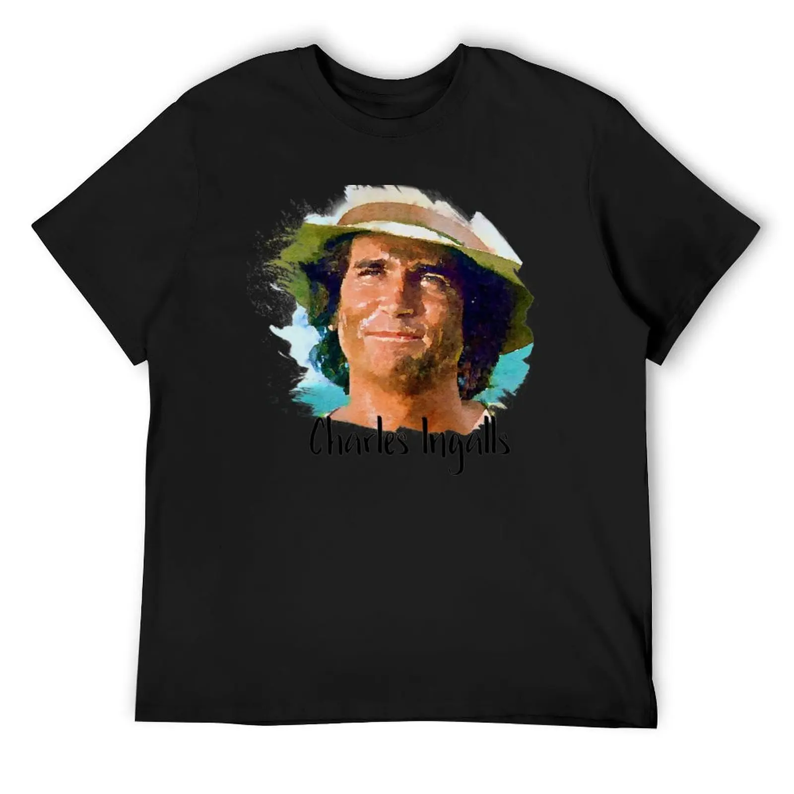 Charles Ingalls Little House on the Prairie T-Shirt customs design your own sublime blacks kawaii clothes mens t shirts