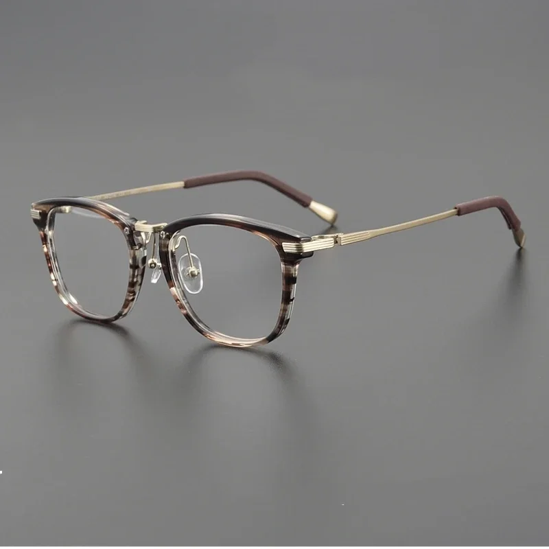 Oval Titunium Frames for Women Glasses Japan Handmade Optical Glasses Frame M-37 Women Men Glasses Prescription Frame Shades