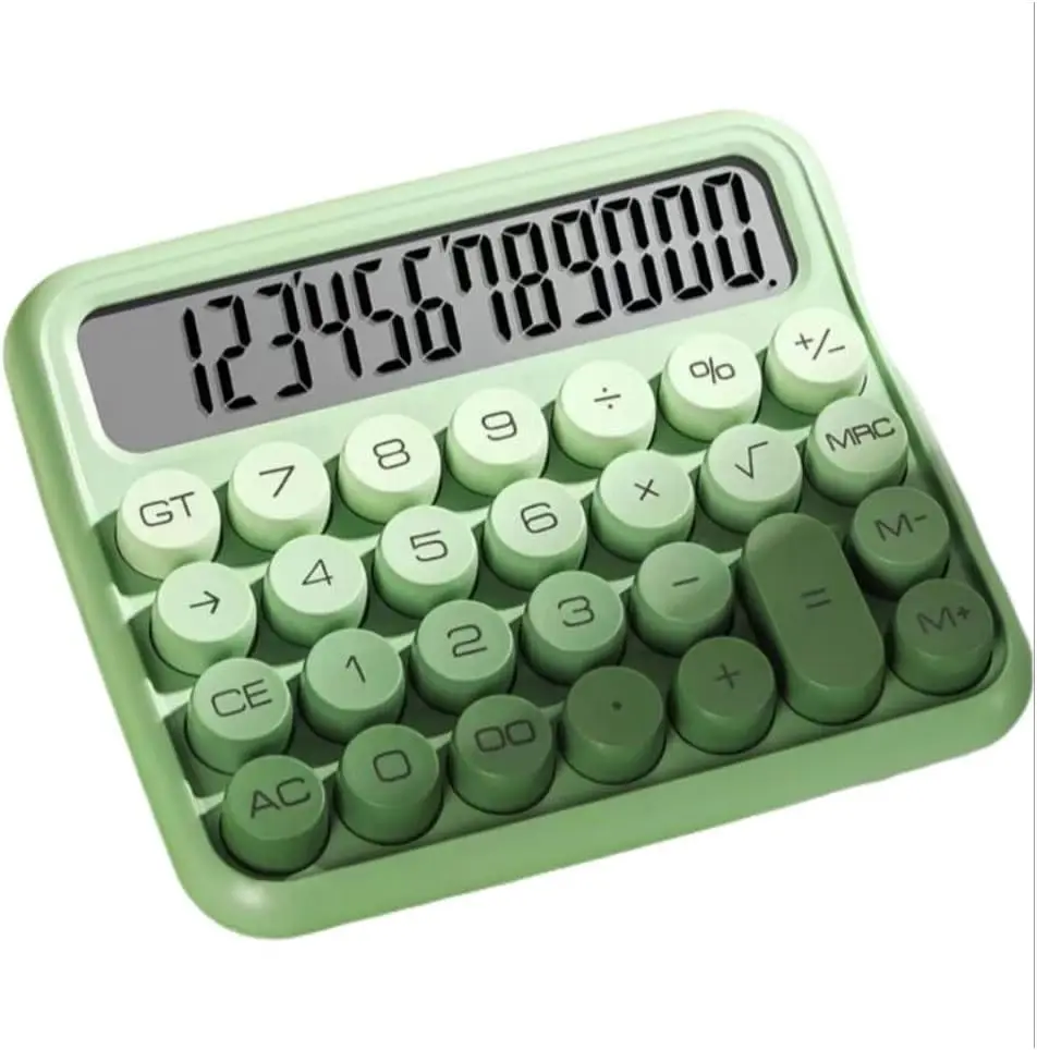 High-Color Multifunction Calculator Flexible Keyboard Office Use Advanced Financial Accounting Commercial College Students  Cute