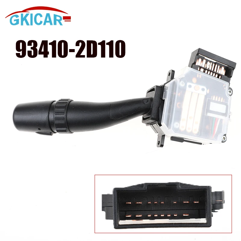 93410-2D110 934102D110 16 Pins Headlight Switch Turn Signal Switch 93410-2D010 For 2001- 2006 Hyundai Elantra Kia Spectra