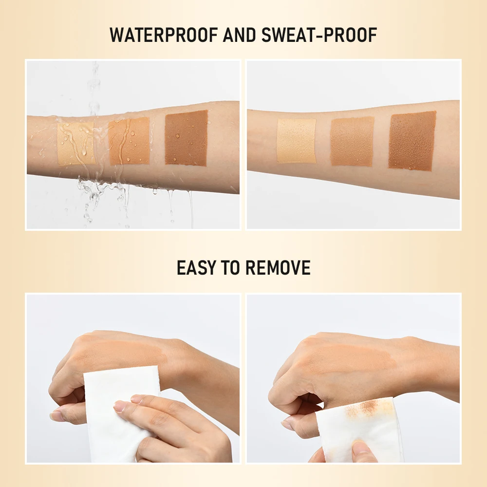 Lakerain Leg Makeup Leg Makeup Waterproof And Anti-Transfer Concealer Even Skin Tone Wheat Tan Brown Liquid Foundation