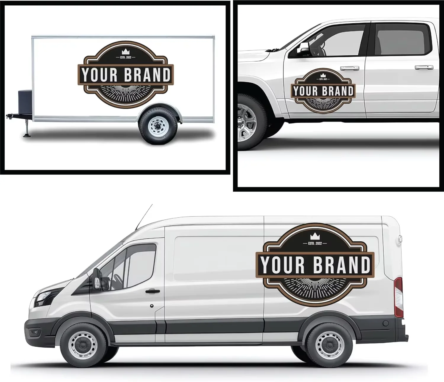 Factory Customized Self-Adhesive Glossy PVC Vehicle Stickers and Posters for Truck & Car Advertising