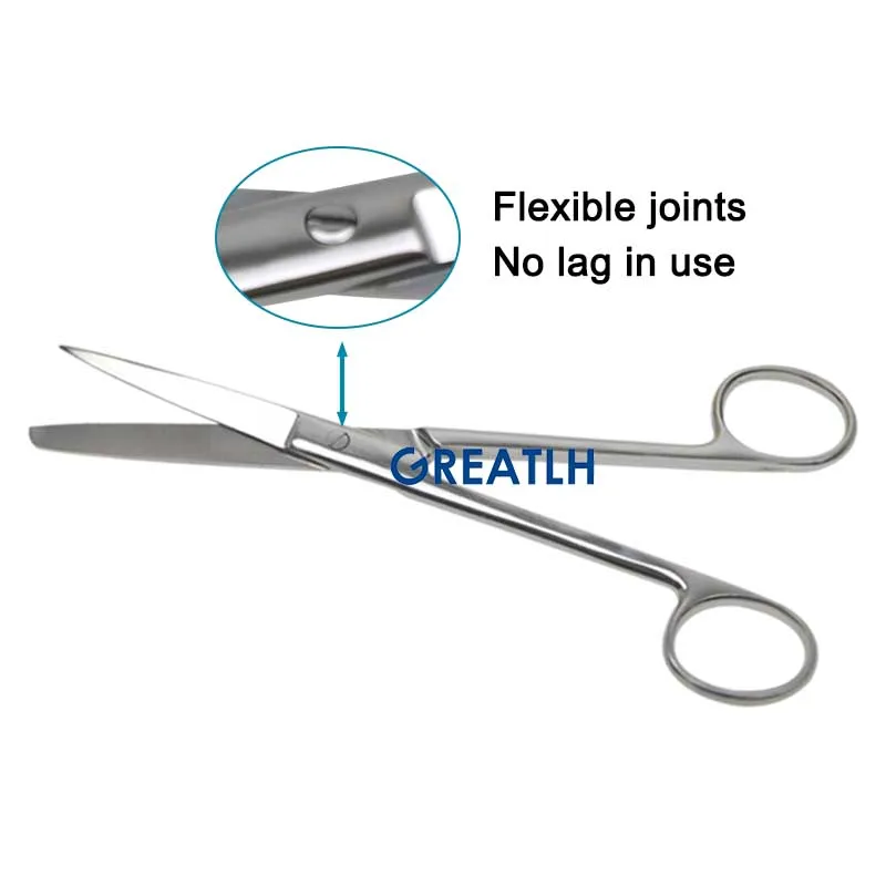 Stainless Steel Remove Suture Scissors Surgery Wire Cutter Straight Curved Scissors Orthopedic Surgical Instrument pet