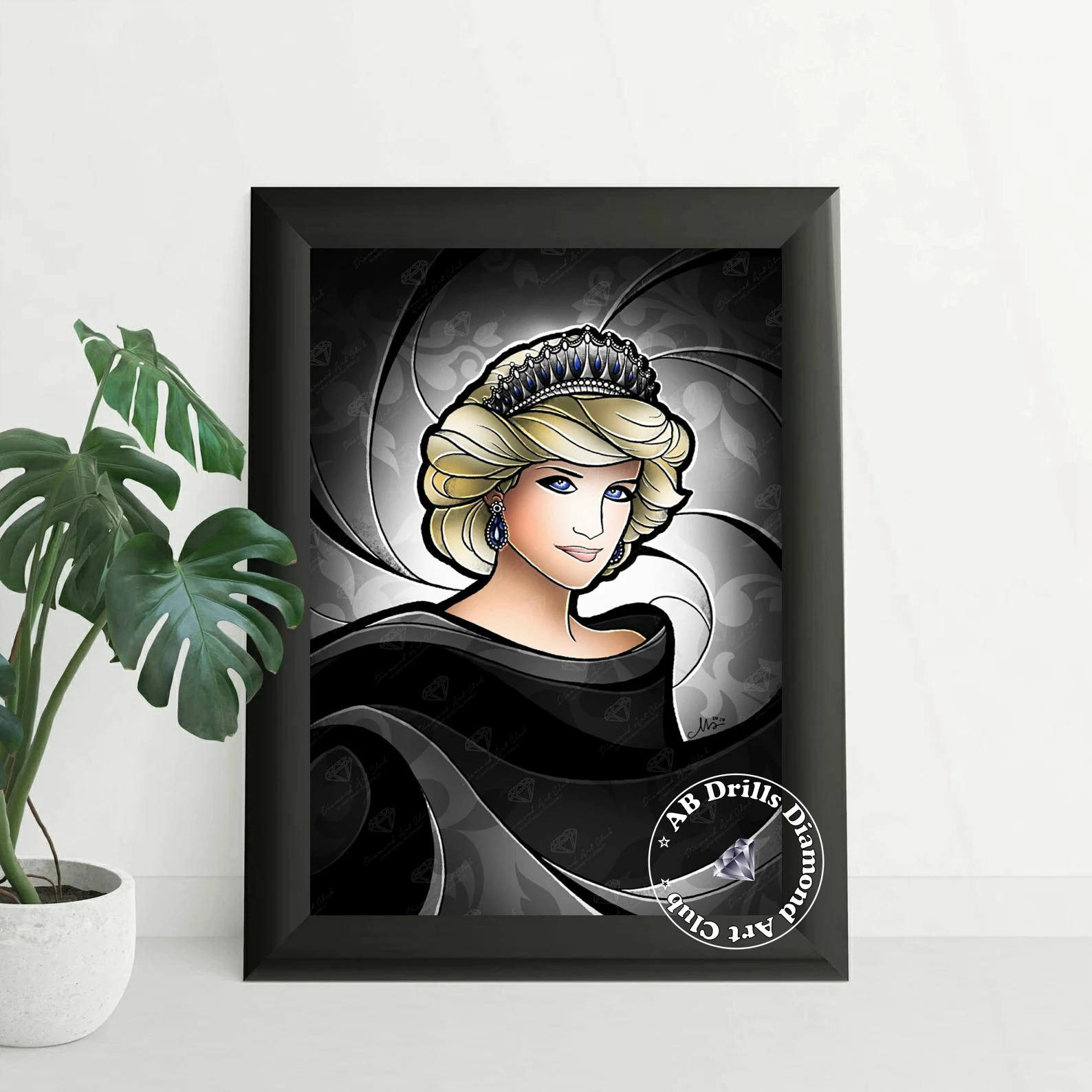 The People's Princess Diana Spencer 5D DIY AB Drills Diamond Painting Embroidery Princess of Wales Cross Stitch Room Decor Gift