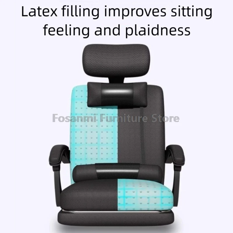 كرسي مكتب مريح قابل للتنفس، كرسي كمبيوتر للكتابة على الألعاب مع مسند للرأس، كراسي مكتب دوارة قابلة للتعديل للمنزل