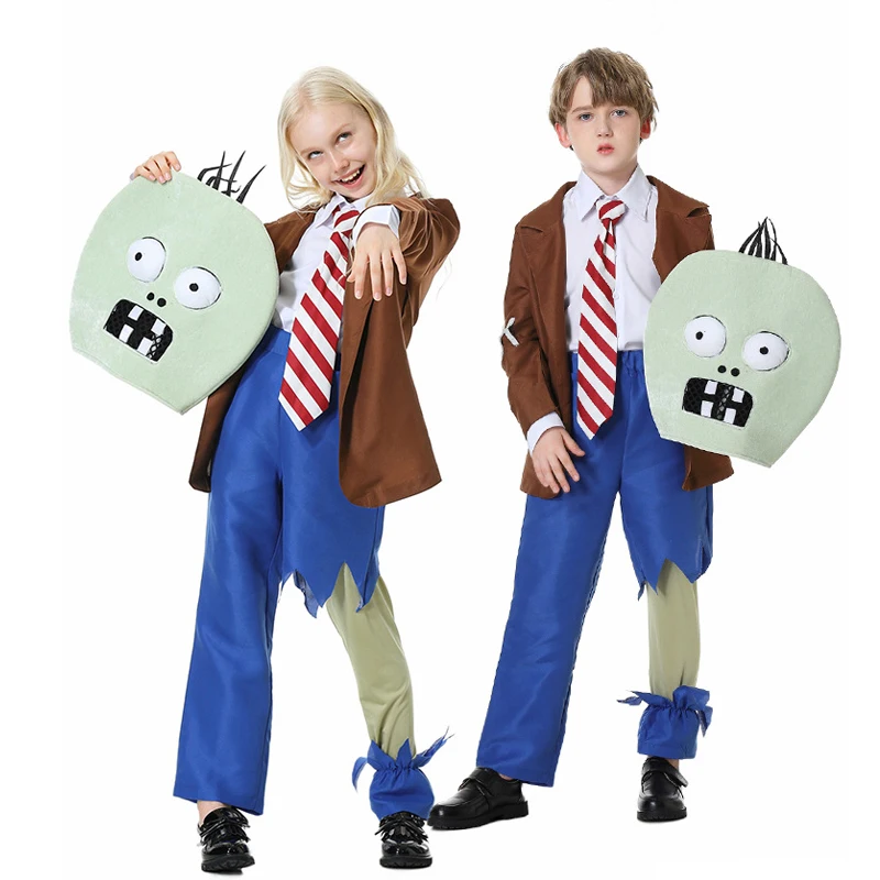 Carnival Halloween Spooky Zombies Costume Unisex Parent Child Spooktcular Roleplay Cosplay Fancy Party Dress