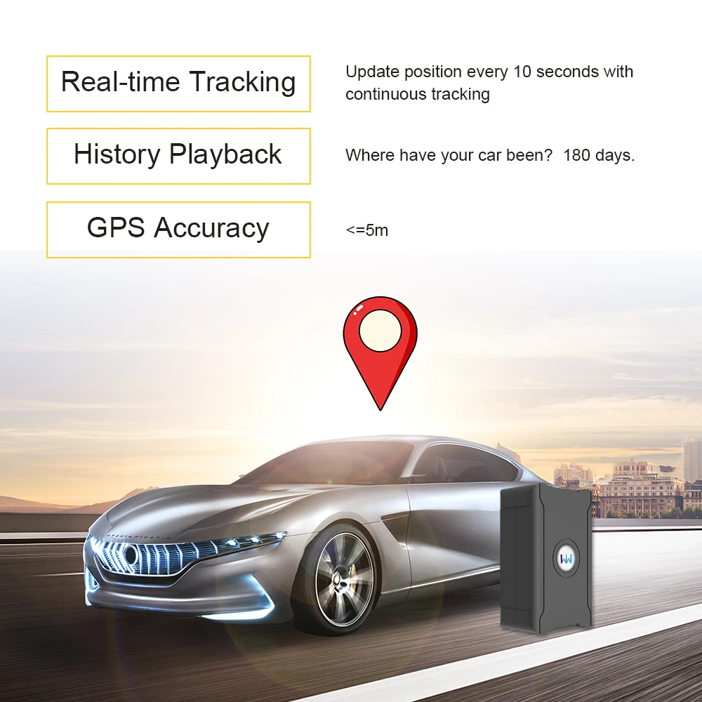 Localizzatore GPS Wireless 365 giorni in Standby ricaricabile forte localizzatore magnetico per dispositivo di localizzazione antifurto per camion auto veicolo