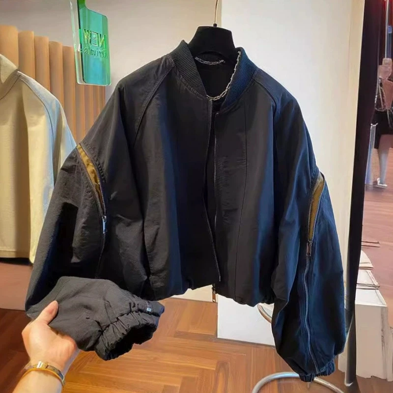 レディーストレンチコート 2025 春秋 多用途 ショート丈 女性用アウター 韓国風 カジュアル 女性用ウィンドブレーカー ガバディーナ ムヘール アウター