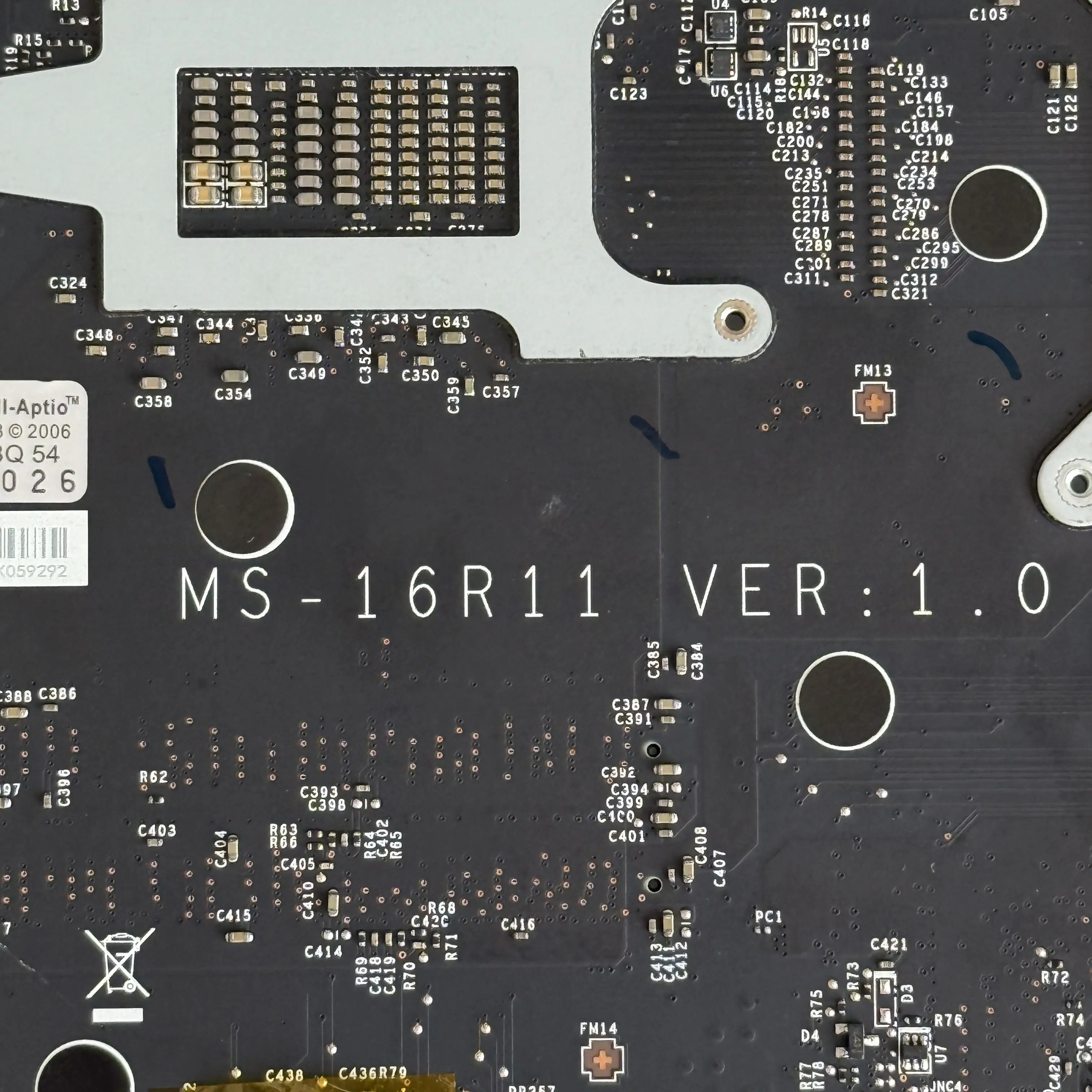 MS-16R11 MS-16R1 For MSI GF63 Thin 8RC 8RD Laptop Motherboard With
