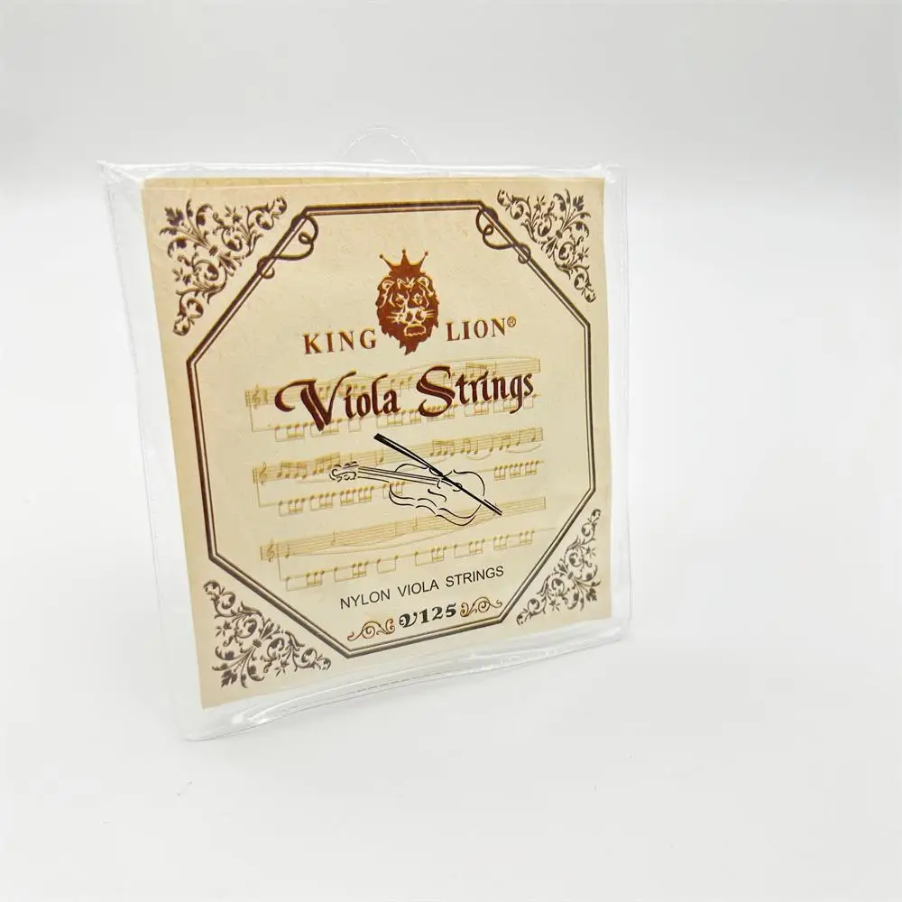 1 set KING LION viola strings V125,Nylon A D G C viola strings.Viola Parts Accessories fittings