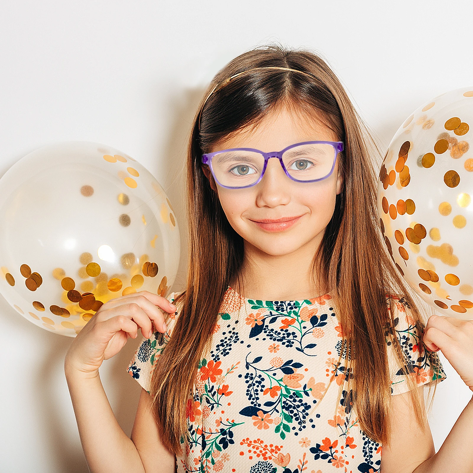 

Kids Blue Light Blocking Glasses Portable Professional -Ray Children Eyeglass Large Fold Comfortable Eyewear for Study