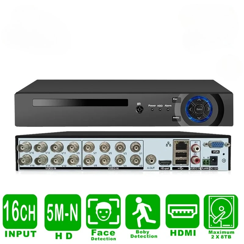 Xmeye 16Ch 5M-N Dvr…
