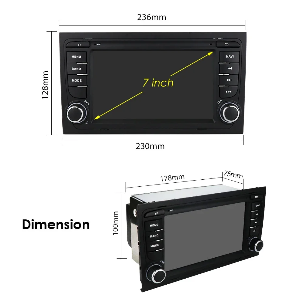 Android Autoradio für Audi A4 B6 2012-2015 s4 b7 rs4 Seat Exeo gps navi carplay android auto