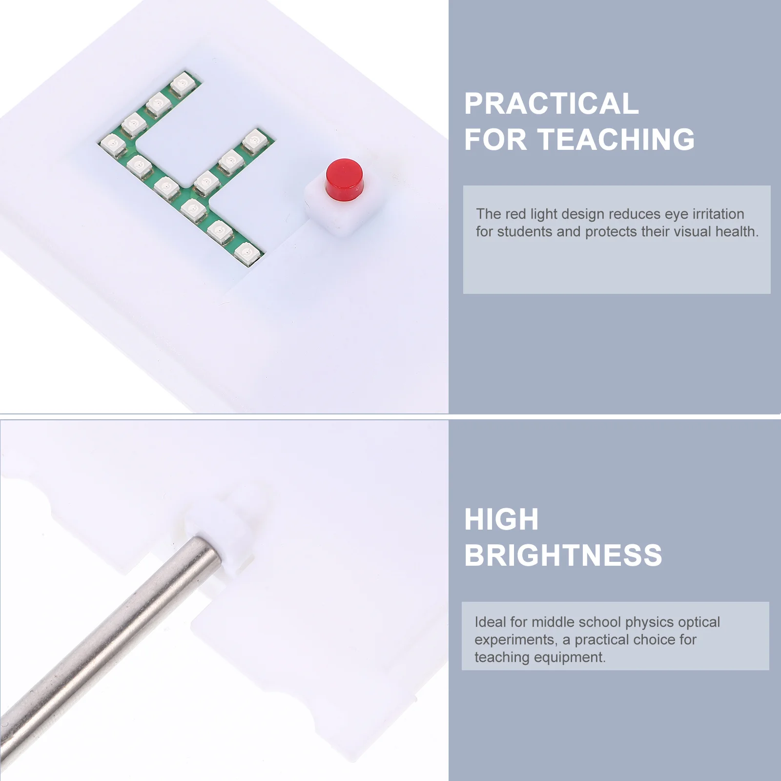 

F Type Light Source Plastic Solid Structure High Brightness Red Light Physical Optics Experimental Device for Physics Education