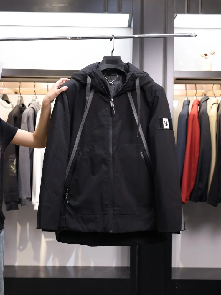 

Повседневная молодежная куртка-пуховик Homesick с капюшоном, ветрозащитная, морозостойкая, модная, легкая, на молнии, с длинными рукавами