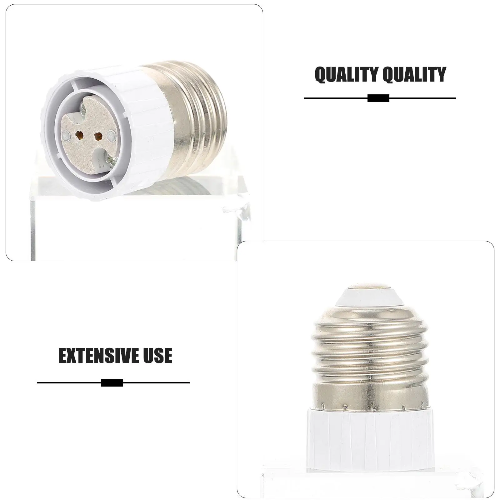 

6 Pcs Mr16 Bulb Outlet Converter Socket Adapter Lampholder Light Lamps Accessories