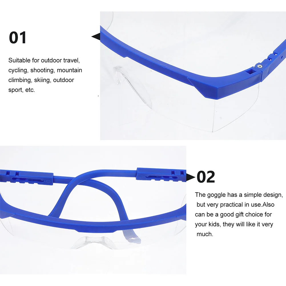 8-delige veiligheidsbril voor kinderen, veiligheidsbril, schietaccessoires, duurzaam, lichtgewicht kindersportspeelgoed