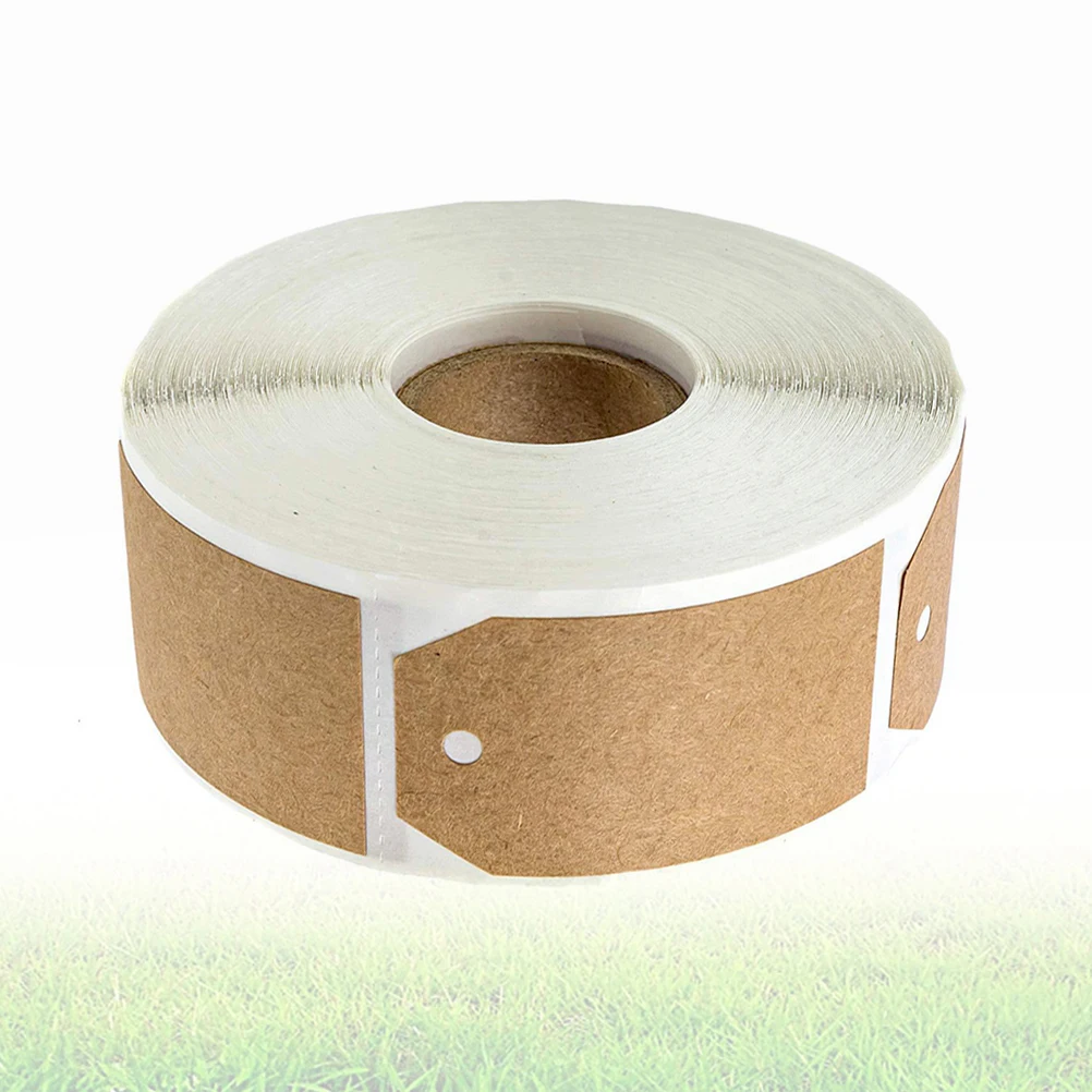 

Safe to Use Kraft Paper Label Sticker Handwritten Stickers for Organizing Containers Folders and Bottles Self Adhesive Sticker