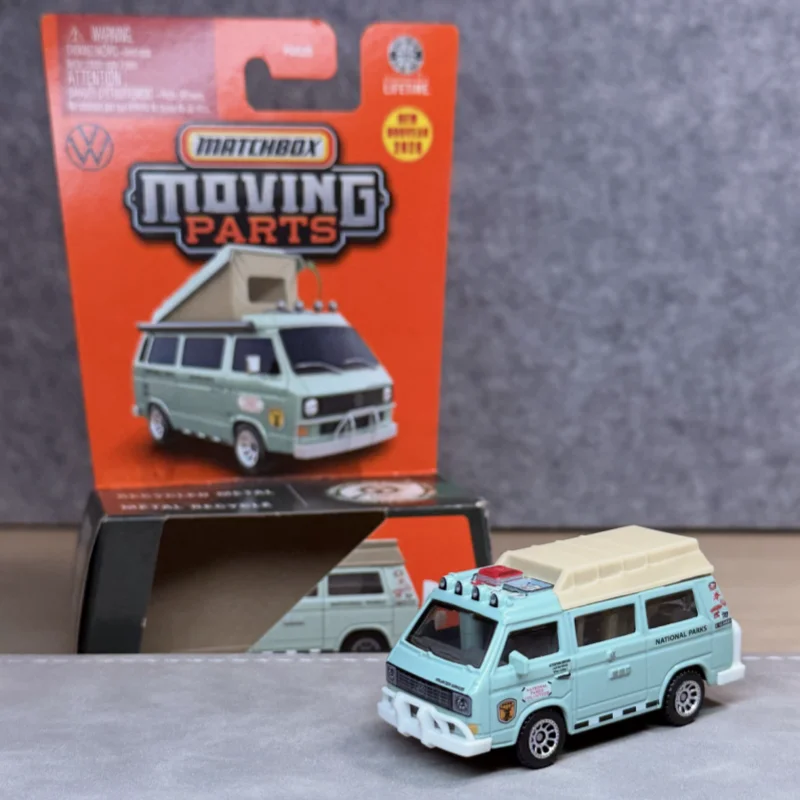 Matchbox Alloy Diecast Car Model With Movable Parts FWD28 Volkswagen T3 Vanagon Camper, Urban Vehicle Model For Hobby Collectors