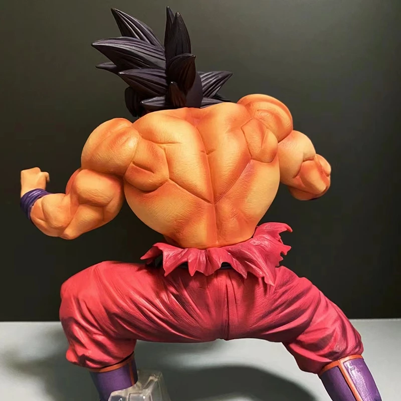 21cm Dragon Ball Z Son Goku Anime Figure Kaioken Action Figurine Pvc Statue Collection Model Decoration Ornaments Toys Gift