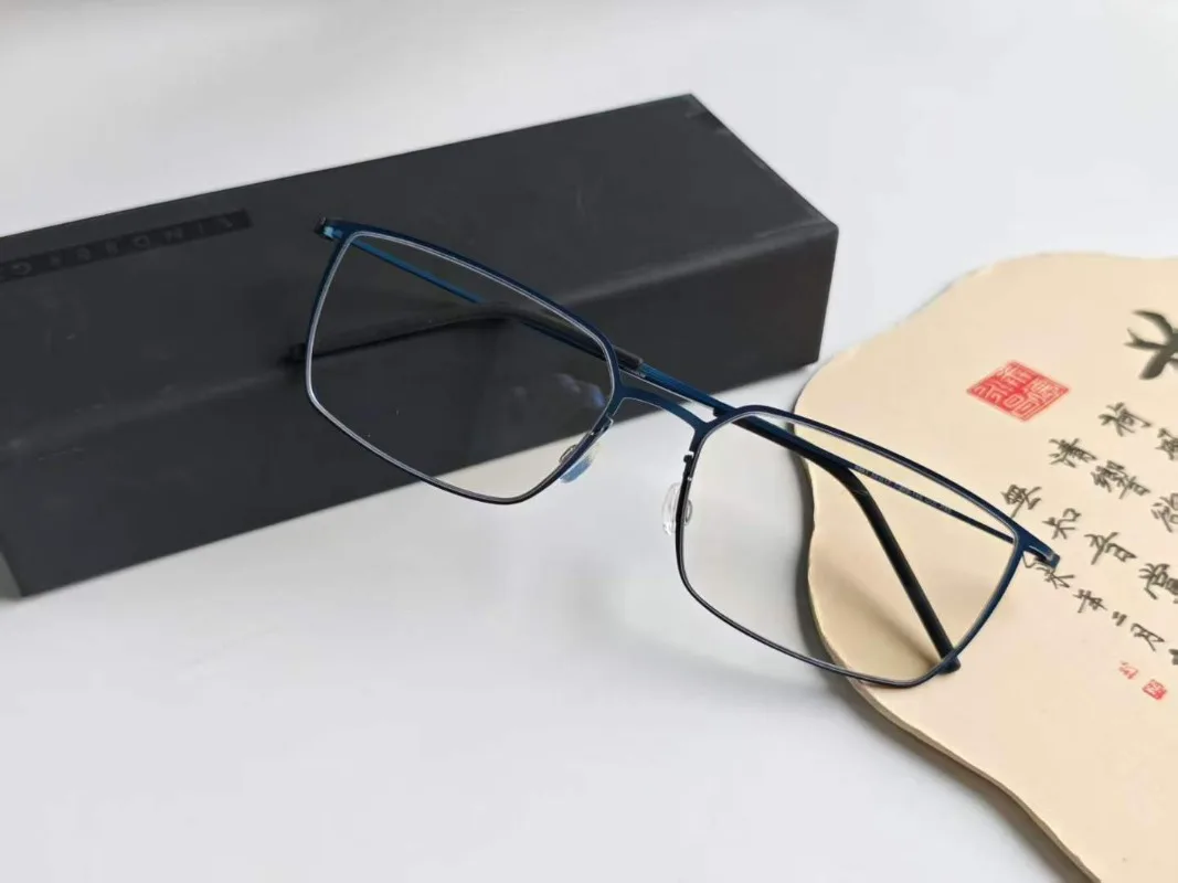 

High Quality Denmark Designer No Screw Square Lightweight Frames Men Prescription for Men Anti Blue Light Eyewear Women Oculos