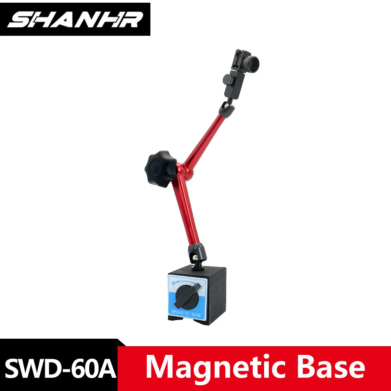 SHANHR Professional Magnetic Base Holder For Digital Level Dial Indicator Magnetic Force 60KG