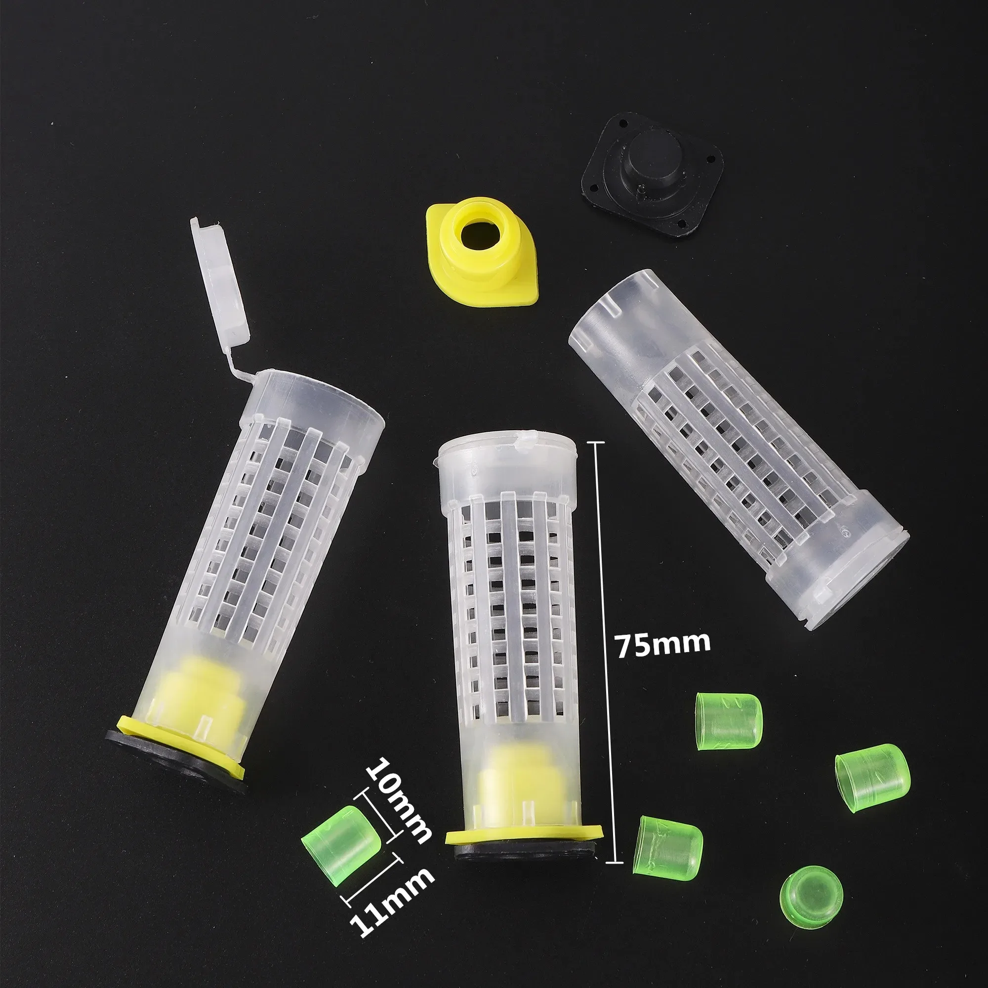 1 Set Bees Tools Cages King Queen Rearing Cupkit System Bee Beekeeping Catcher Box Cell Cups Cage Nicot Complete Kit