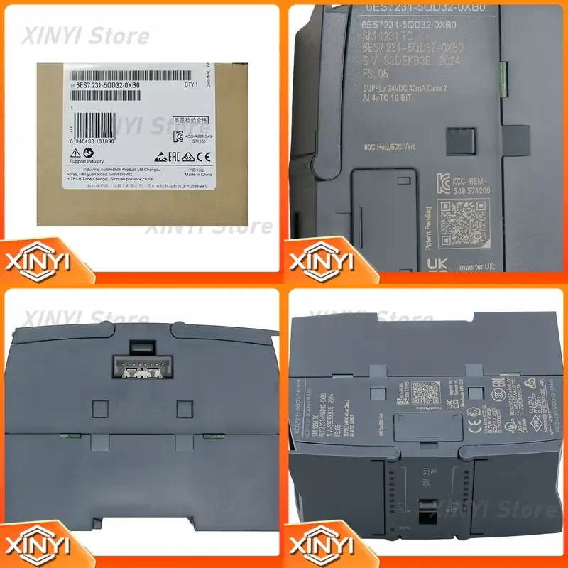 for 6ES7231-5QD32-0XB0 SM 1231 Thermocouple Module 4 AI Type J/K/T Temperature Input 16-bit Resolution