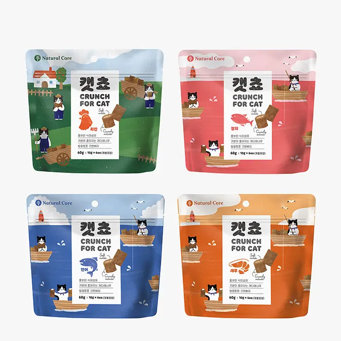 Natural Core Cat Cho 60g Crunch für Katzensnack