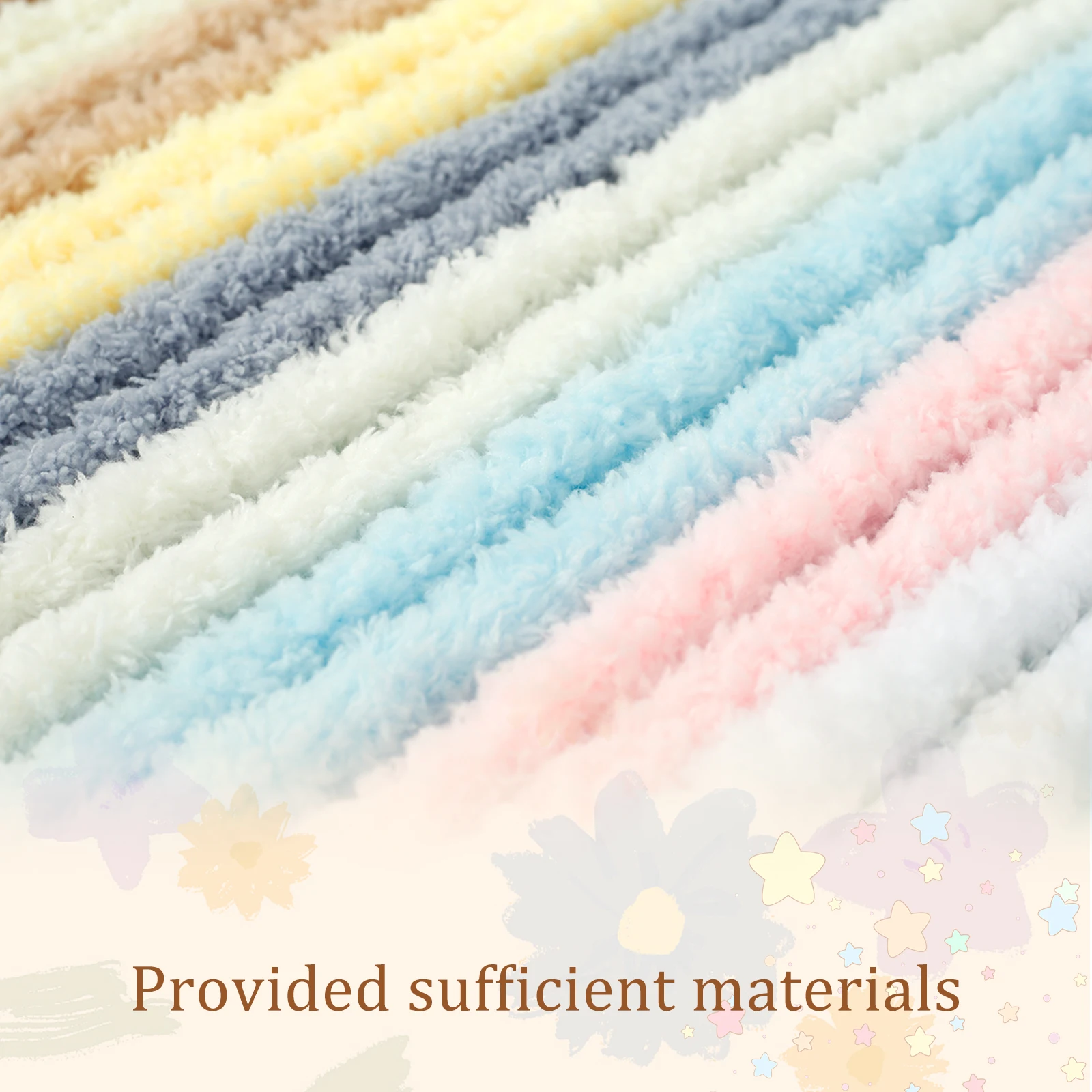 10Pcs Pipe Cleaners 39.37 Inches Thick Plush Pipe Cleaners Craft Soft Chenille Stems Pipe Cleaners Craft Supplies Flexible Pipe