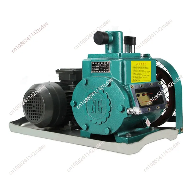 Two-stage rotary vane vacuum pump industrial vacuum machine high negative pressure large suction high power 2x-70