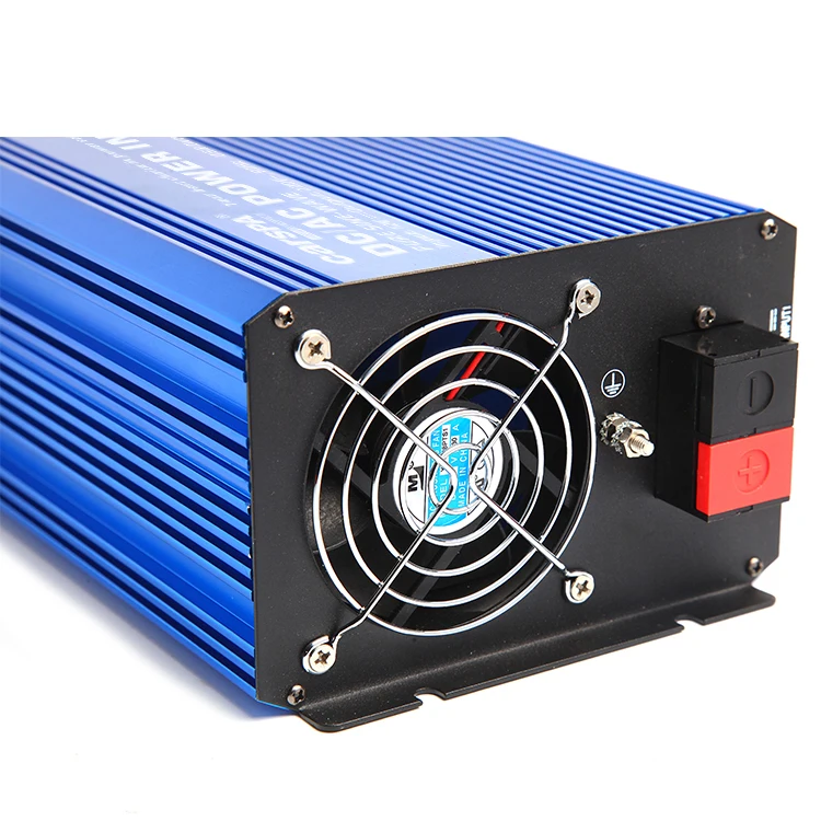 

1000W Pure Sine Wave Power Inverter Truck/RV Inverter 12V DC To 110V AC Converter With Dual AC Outlets 2.1A USB Remote Control