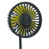 Car Seat Back Cooling Fan USB 5V Electric Car Cooling Fan 360 Rotation Auto Rear Seat Air Fan 3 Speed Adjustable for Hot Weather
