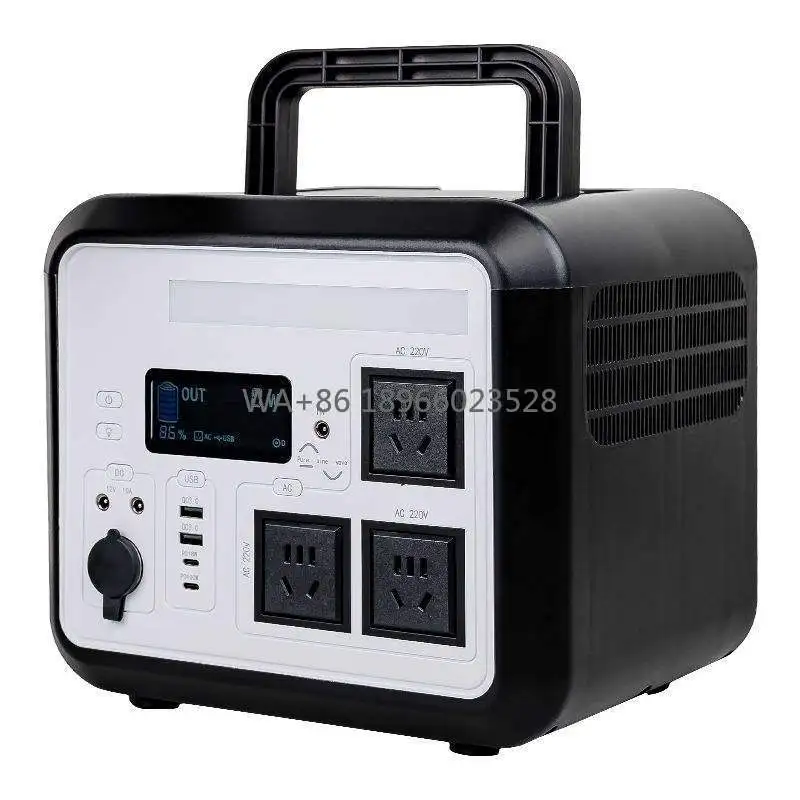 

Power Station 220V Outdoor Energy Storage Power Supply Solar 1500W Lithium Portable Battery heat sink