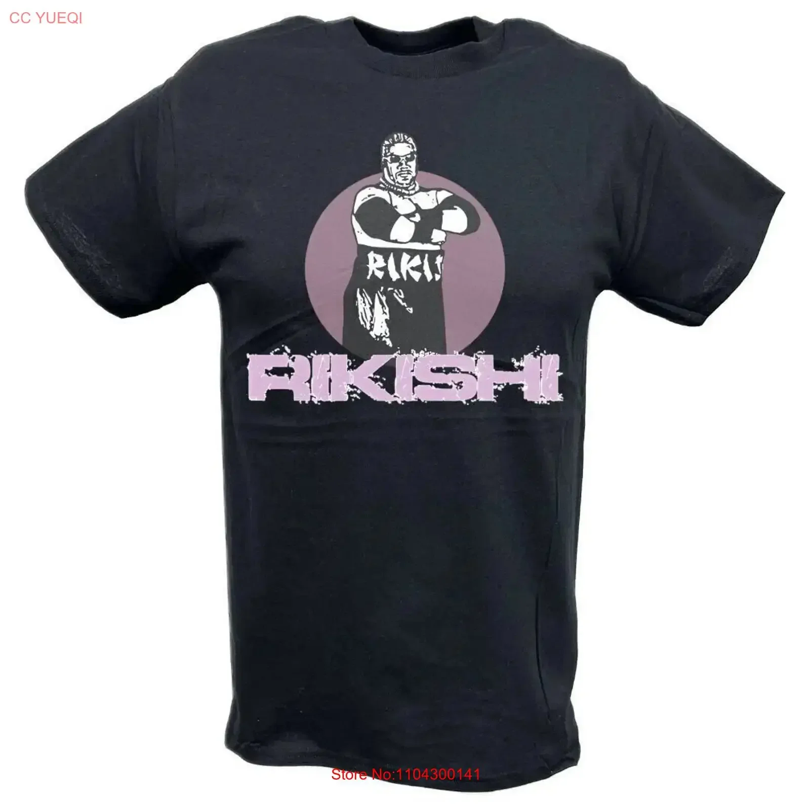 Rikishi Purple Pose Black T shirt vintage Washed Unisex Soft Comfortable graphic Stylish Casual Breathable fashion Stretched
