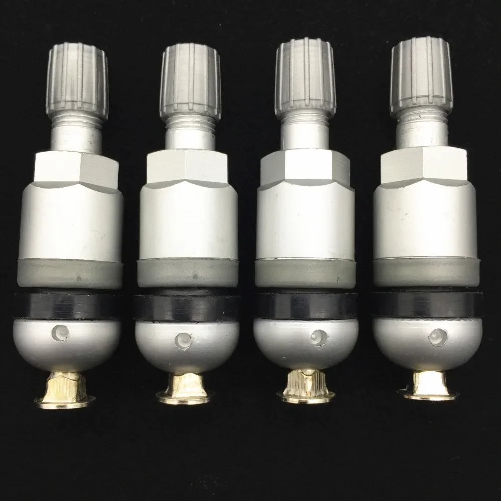 4 sztuki / zestaw, zawory opon TPMS do BMW, do Audi, do Porsche Cayenne, do Maserati, aluminiowy zawór bezdętkowy do opon TPMS