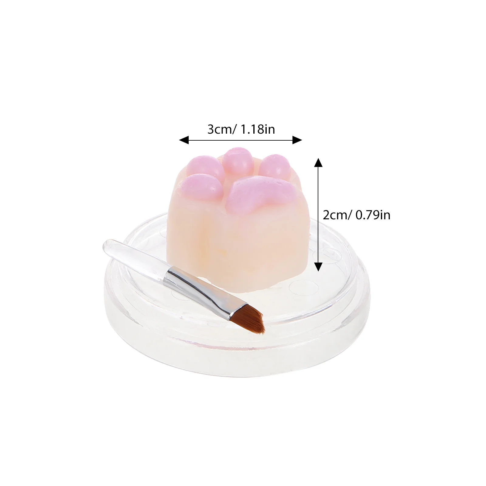 Crème à lèvres de remplacement en vrac, rouge à lèvres patte de chat femelle, fourniture compacte de changement de couleur, baume