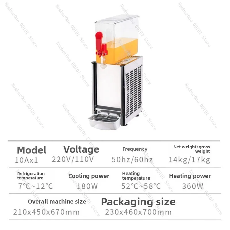10L single cylinder, double cylinder, and triple cylinder juicer for restaurants