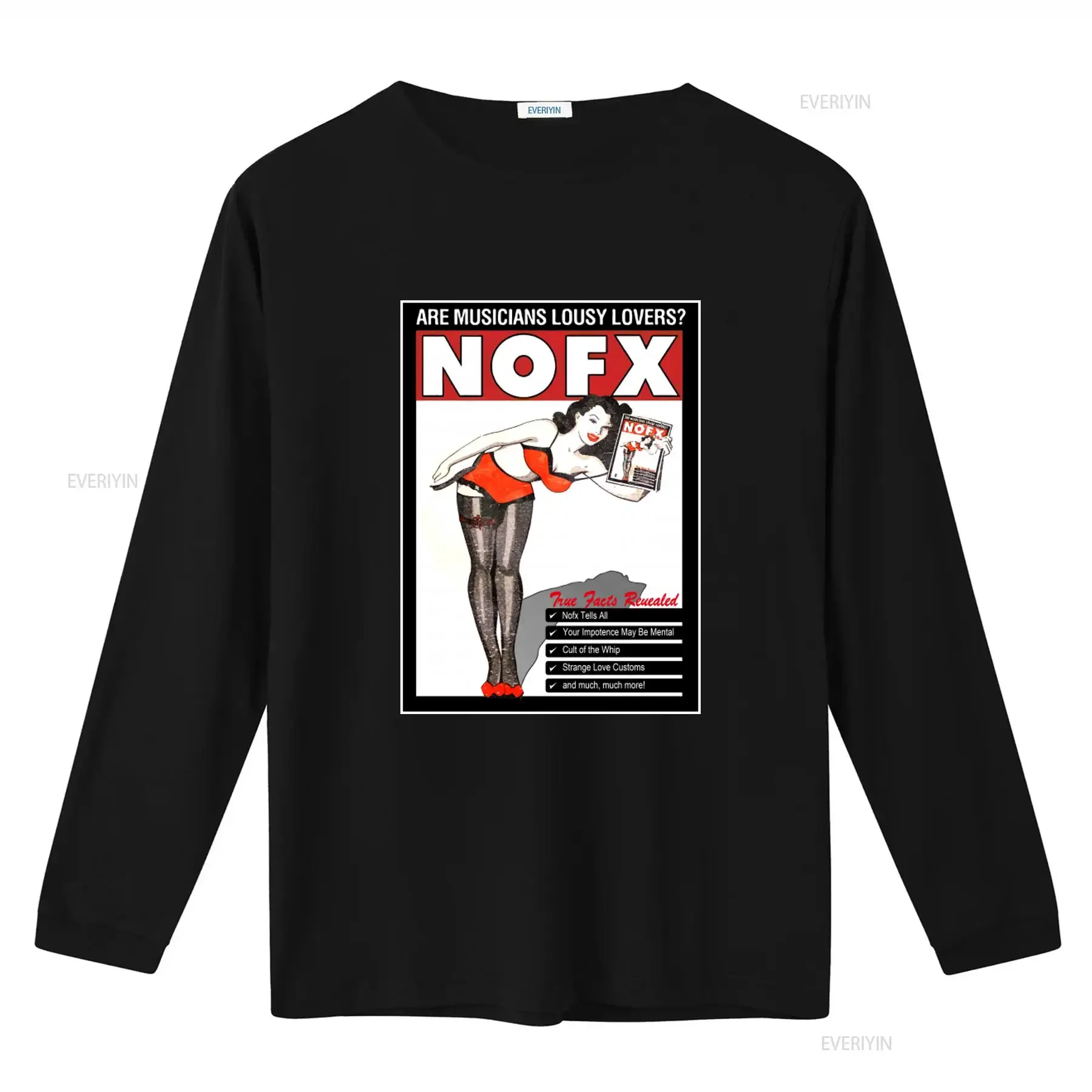 Nofx Are Musicians Lousy Lovers Concert Music T shirt WTFR True Facts Revealed vintage Washed Casual streetwear