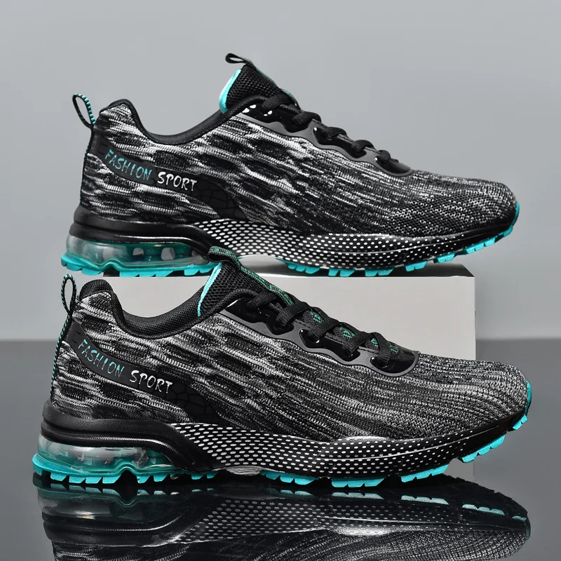 Men Running Shoes Mesh Lace-up Comfortable Sneakers 2024 New Outdoor Sports Casual Footwear Fashion Tennis Shoes for Men