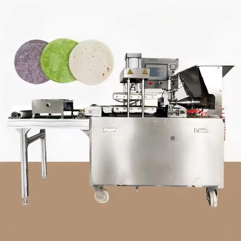 New Model Fully Automatic Tortilla Production Line 800-3000pcs/hour Automatic Roti Making Machine