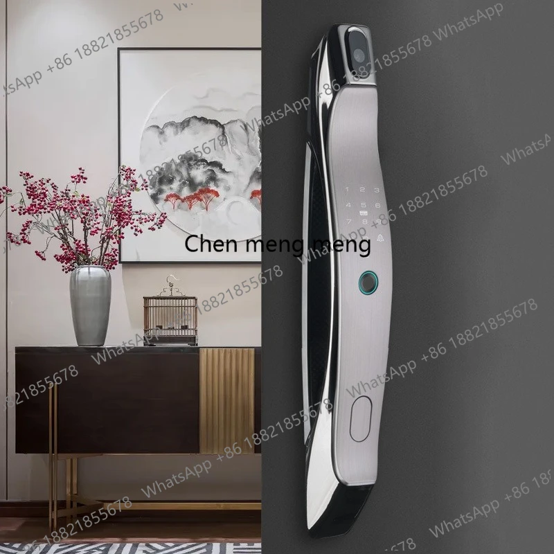 Automatic fingerprint household anti-theft door password electronic lock visual cat eye with monitoring smart lock