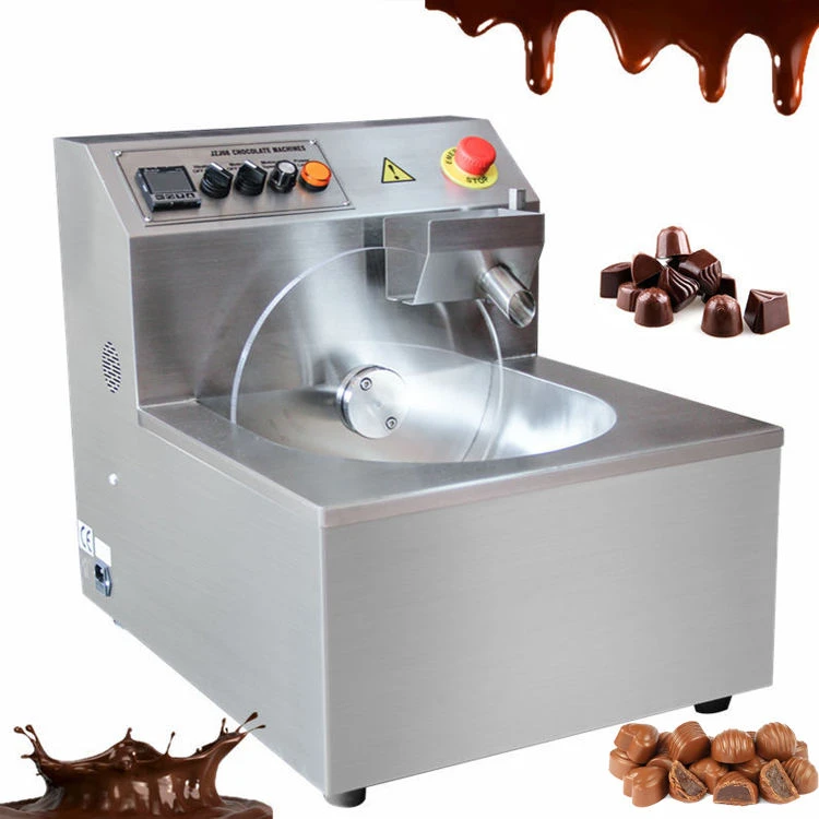 Mini Tempered Chocolate Tempering Machine Small Mould Molding Melting Enrobing Maker Coating Making