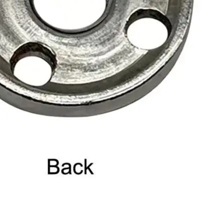 Silver Metal Upper Pressure Plate Flange Nut With 10mm Thread Four Hole For 100 Type Angle Grinder Power Tool Accessories