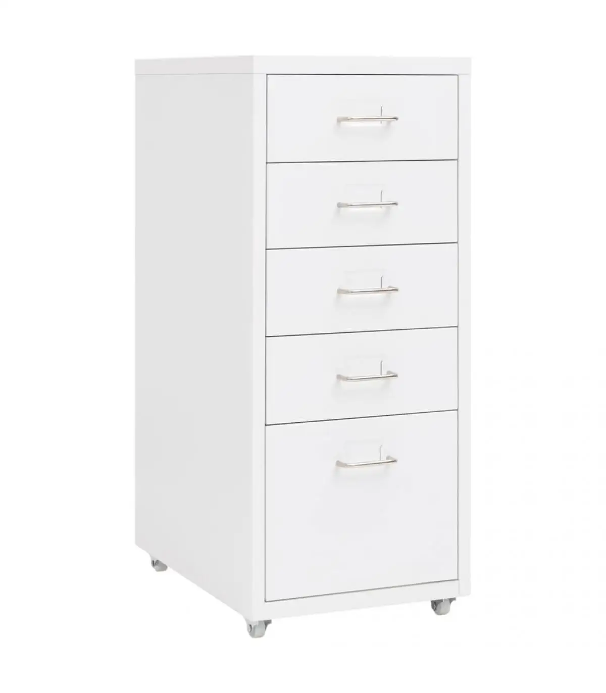 Filing cabinets mobile filing cabinet metal White 28x41x69 cm