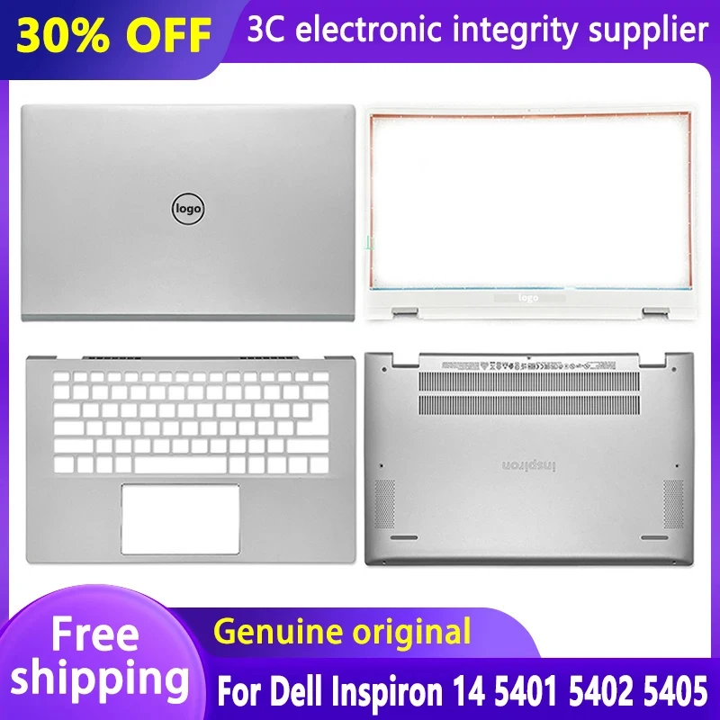 

Original New Laptop Case For Dell Inspiron 14 5401 5402 5405 LCD Back Cover/Front Bezel/Palmrest/Bottom Case/Hinges Top Housing