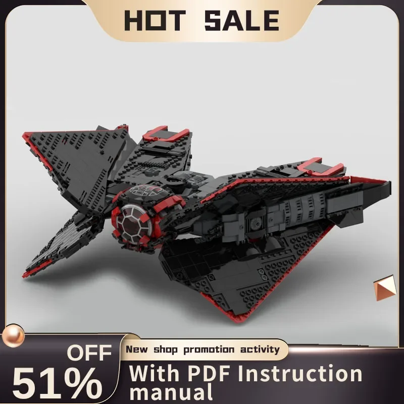 

Новинка, 1677 шт., знаменитая звезда, боевой фильм Moc Tie, модель Nexus Spacefighter, креативные идеи, детские игрушки, подарки на день рождения, головоломка на заказ